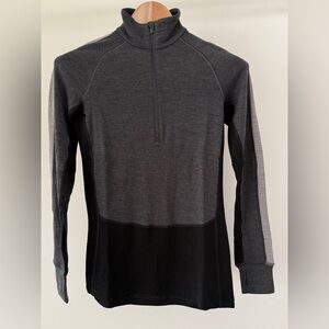 icebreaker Women's Merino 260 ZoneKnit™ Long Sleeve HalfZip Thermal Size XS $185